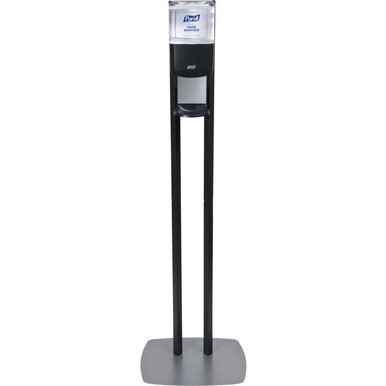 PURELL&amp;reg; ES6 Dispenser Floor Stand - Freestanding - ABS Plastic - Gray