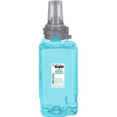 Gojo&amp;reg; ADX-12 Botanical Foam Soap Refill - Botanical ScentFor - 42.3 fl oz (1250 mL) - Push Pump Dispenser - Skin, Hand - Moisturizing - Green - Rich Lather, Eco-friendly, Bio-based - 1 Each