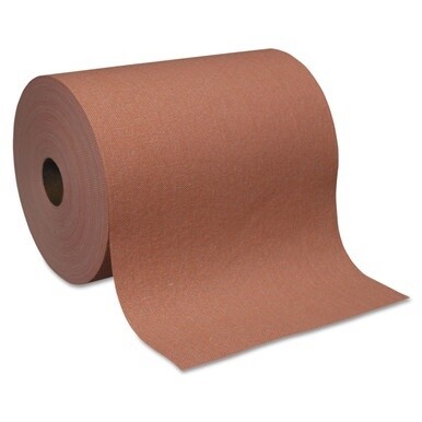 goRag Premium All-Purpose DRC Roll Wipers, 10&quot; x 250 ft, Orange, 6/Carton