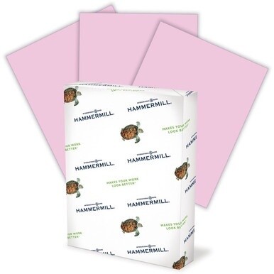 Hammermill Colors Recycled Copy Paper - Lilac - Letter - 8 1/2" x 11" - 20 lb Basis Weight - Smooth - 10 / Carton - 5000 Sheets - 500 Sheets per Ream - 10 Ream per Case - Jam-free, Archival-safe, Acid