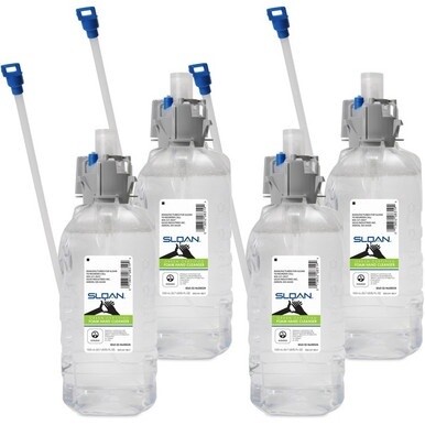 Sloan Green Certified Foam Hand Cleaner - 50.7 fl oz (1500 mL) - Pump Dispenser - Kill Germs - Hand - Refillable, Dye-free, Paraben-free, Phthalate-free, Hygienic, Recyclable - 4 / Carton