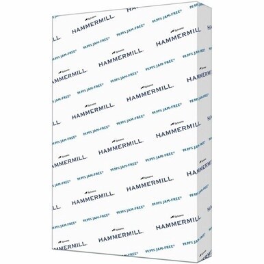 Hammermill Copy Plus Paper - White - 92 Brightness - Ledger/Tabloid - 11" x 17" - 20 lb Basis Weight - 40 / Pallet - Acid-free, Quick Drying - White