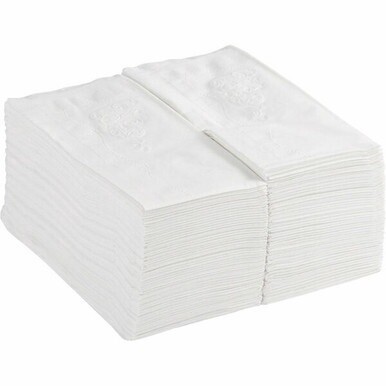 Dixie Dinner Napkin - 2 Ply - 1/8 Fold - 15&quot; x 16&quot; - White - Disposable - For Dinner, Restaurant, Lodging, Healthcare, Table - 126 / Pack
