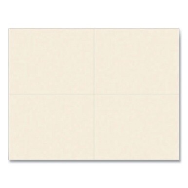 Printable Postcards, Inkjet/Laser, 38 lb, 5.5 x 4.25, Ivory, 200 Cards, 4 Cards/Sheet, 50 Sheets/Pack