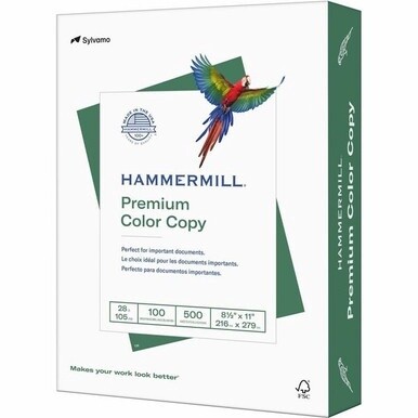 Sylvamo Premium Color Copy Paper - White - 100 Brightness - Letter - 8 1/2&quot; x 11&quot; - 28 lb Basis Weight - 2500 / Carton - White
