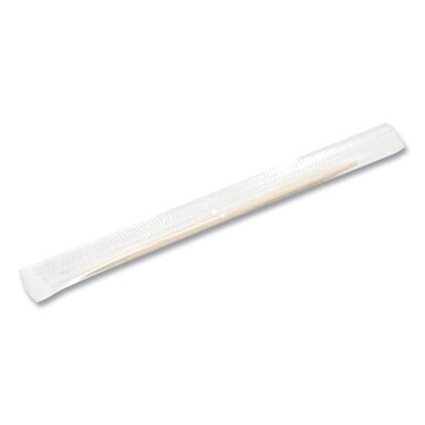 Individually Wrapped Round Wood Toothpicks, 4&quot;, Natural, 1,000/Box, 12 Boxes/Carton