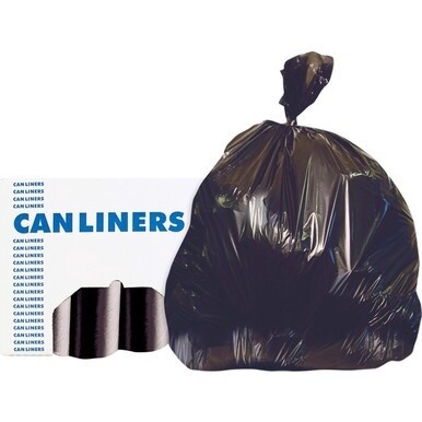 Heritage Accufit RePrime Can Liners - 55 gal Capacity - 40" Width x 53" Length - 1.30 mil (33 Micron) Thickness - Low Density - Black - Linear Low-Density Polyethylene (LLDPE) - 3/Carton - 50 Per Box 