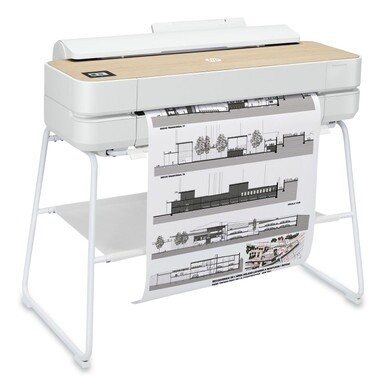 DesignJet Studio 24&quot; Wood Large-Format Wireless Plotter Printer