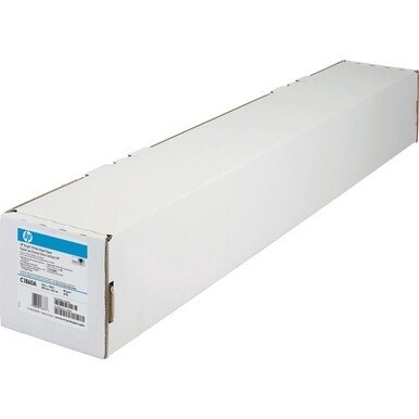 HP Bright White Inkjet Bond Paper - 95 Brightness - 94% Opacity - 24&quot; x 150 ft - 24 lb Basis Weight - Matte - 1 / Roll - White