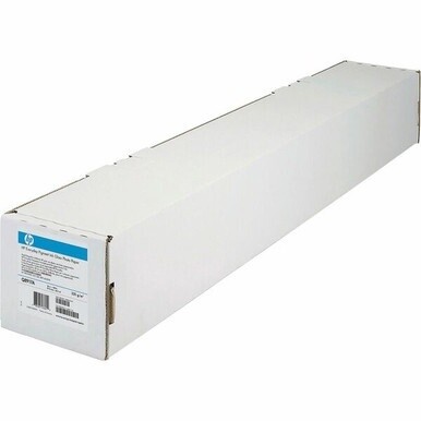 HP 35 lb. Heavyweight Coated Paper - 90 Brightness - 93% Opacity - A1 - 24&quot; x 100 ft - 35 lb Basis Weight - Matte - 1 / Roll - Heavyweight - White