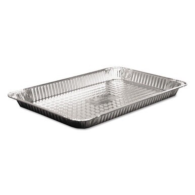 Aluminum Steam Table Pans, Full-Size Shallow, 1.63&quot; Deep, 12.19 x 20.75, 50/Carton