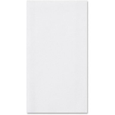 Linen-Like Hoffmaster Guest Towels - 12" x 17" - White - Soft, Absorbent, Clog-free, Multi-fold, Durable - For Hand - 100 Per Pack - 500 / Carton
