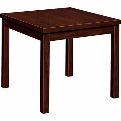 HON H80192 Corner Desk - 24&quot; x 24&quot;20&quot; - Flat Edge - Finish: Mahogany