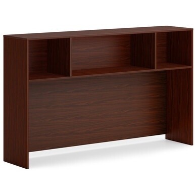 HON Mod HLPLDH66 Hutch - 66&quot; x 14&quot;39.8&quot; - Finish: Traditional Mahogany