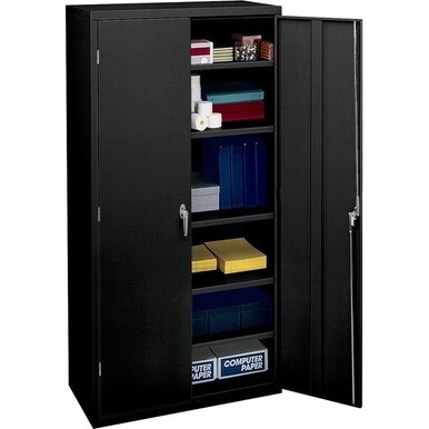 HON Brigade Storage Cabinet - 36&quot; x 18.1&quot;72&quot; - 6 Shelve(s) - Material: Steel - Finish: Black
