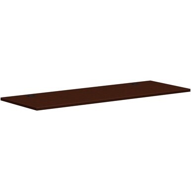 HON Mod HLPLRW6624 Work Surface - 66&quot; x 24&quot; - Finish: Traditional Mahogany, Laminate