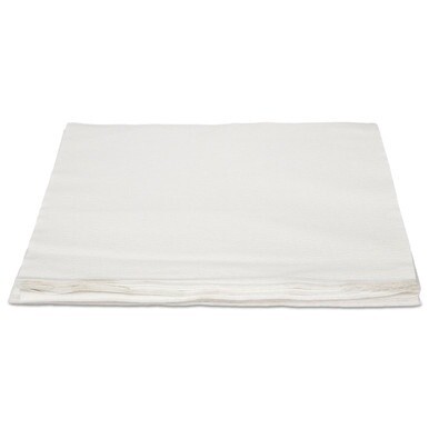 TASKBrand TopLine Linen Replacement Napkins, White, 16 x 16, 1000/Carton