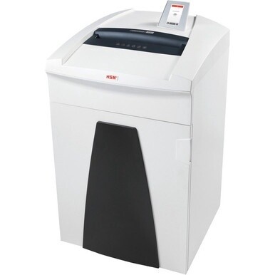 HSM Securio P36 L4 Micro Cut Shredder - Continuous Shredder - Micro Cut - 20 Per Pass - for shredding Staples, Paper Clip, Credit Card - 38.30 gal Wastebin Capacity - White - TAA Compliant