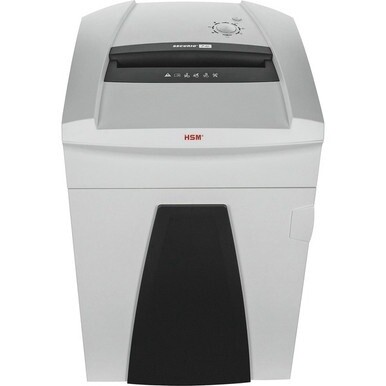 HSM Securio P36 Cross Cut Shredder - Continuous Shredder - Cross Cut - 31 Per Pass - for shredding Staples, Paper Clip, Credit Card, Store Card, CD, DVD, 3.5&quot; Floppy Disk, Paper - P-4 - White