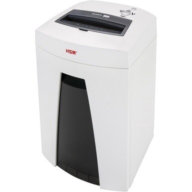 HSM SECURIO C18 - 1/16&quot; x 5/8&quot; - Particle Cut - 7 Per Pass - for shredding Staples, Paper, Paper Clip, Credit Card - 0.063&quot; x 0.625&quot; Shred Size - P-5/T-5/E-4/F-2 - 9.06&quot; Throat - 6.60 gal Wastebin Cap