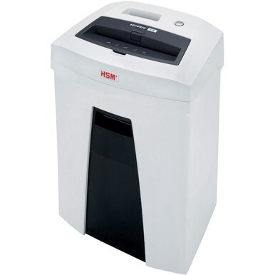 HSM SECURIO C16 - 5/32&quot; x 1&quot; - Particle Cut - 7 Per Pass - for shredding Staples, Paper, Paper Clip, Credit Card - 0.156&quot; x 1&quot; Shred Size - P-4/T-4/E-3/F-1 - 8.86&quot; Throat - 6.60 gal Wastebin Capacity 