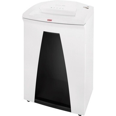 HSM SECURIO B34 - 1/32&quot; x 3/16&quot; + External Autom. Oiler - Continuous Shredder - Particle Cut - 5 Per Pass - for shredding Paper - 0.031&quot; x 0.188&quot; Shred Size - P-7/F-3 - 12.20&quot; Throat - 26.40 gal Waste