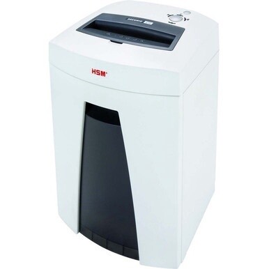 HSM SECURIO C18 - 1/4&quot; - Continuous Shredder - Strip Cut - 19 Per Pass - for shredding Staples, Paper, Paper Clip, Credit Card, CD, DVD - 0.250&quot; Shred Size - P-2/O-2/T-2/E-2 - 9.06&quot; Throat - 6.60 gal 