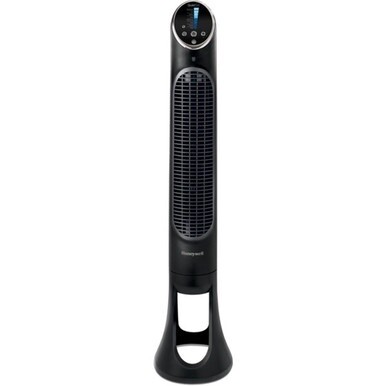 Honeywell QuietSet Tower Fan - 33&quot; Diameter - 8 Speed - Quiet, Oscillating, Timer-off Function - Black