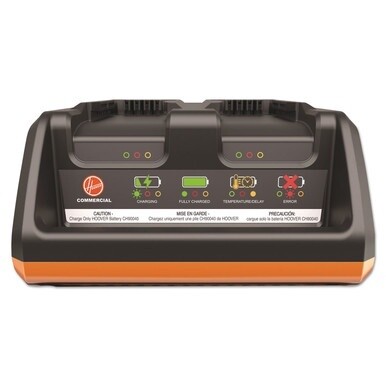 Dual Bay Charger, 9&quot; Wide, Black