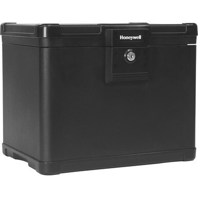 Honeywell Fire &amp; Water Safe File Chest - 0.60 ft?É?í?¢‚Ç¨?°?É‚Äö?Ç¬? - Key Lock - Water Proof, Fire Resistant - for File, USB Drive, CD, Digital Media - Internal Size 10.10" x 12.20" x 8.50" - Overall