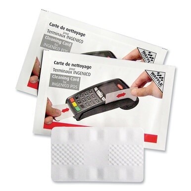 Magnetic Card Reader Cleaning Cards, 2.1&quot; x 3.35&quot;, 50/Carton