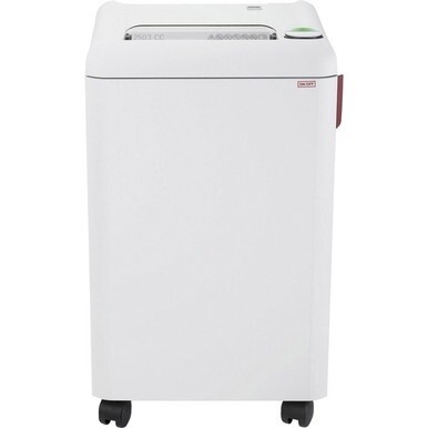 ideal. 2503 Cross-cut P-4 Shredder - Continuous Shredder - Cross Cut - 14 Per Pass - for shredding Staples, Paper, Paper Clip, Credit Card - 1.500&quot; x 0.187&quot; Shred Size - P-4 - 24 ft/min - 10.25&quot; Throa