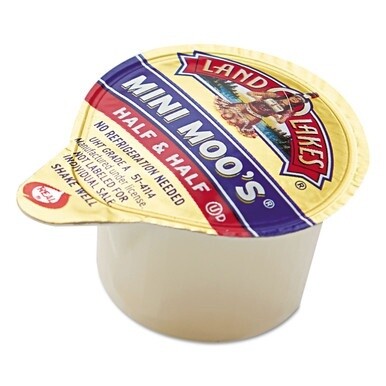 Mini Moo&#39;s Half and Half, 0.3 oz, 192/Carton