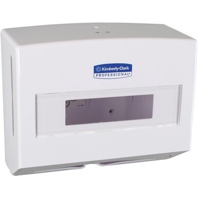 Kimberly-Clark Professional Compact Towel Dispenser - 9&quot; Height x 10.8&quot; Width x 4.8&quot; Depth - White - Compact, Lockable - 1 / Carton