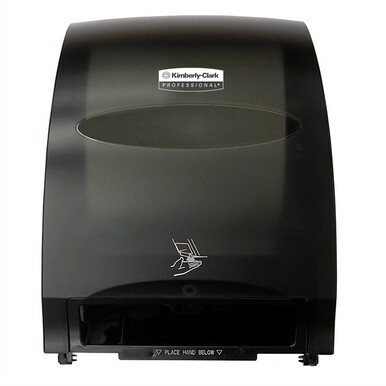 Kimberly-Clark Professional Electronic Touchless Roll Towel Dispenser - Touchless Dispenser - 15.8&quot; Height x 12.7&quot; Width x 9.6&quot; Depth - Smoke - Jam Resistant, Spring Lock, Emergency Feed Knob - 1 / Ca