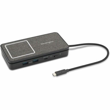 Kensington USB-C Dual 4K Portable Mobile Dock - for Notebook/Tablet/Smartphone/Monitor - USB Type C - 2 Displays Supported - 4K - 3840 x 2160 - USB Type-C - Network (RJ-45) - HDMI - Black - Wired - Et