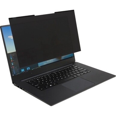 Kensington MagPro 14.0" Laptop Privacy Screen with Magnetic Strip Black - For 14" Widescreen LCD Notebook - 16:9 - Scratch Resistant, Damage Resistant, Fingerprint Resistant - Polyethylene Terephthala
