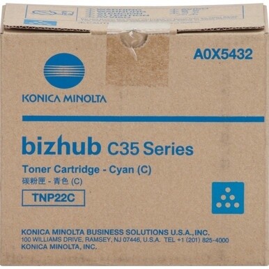 Konica Minolta Original Toner Cartridge - Laser - 4600 Pages - Cyan - 1 Each