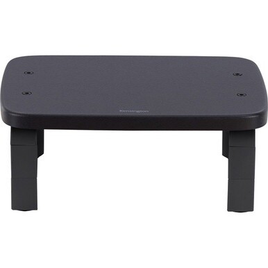 Kensington SmartFit Monitor Stand - Black - Up to 21&quot; Screen Support - 40 lb Load Capacity - 10&quot; Height x 11.8&quot; Width x 9.4&quot; Depth - Desktop - Black - Ergonomic