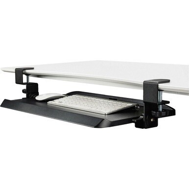 Kantek Tilting Keyboard Tray - 11.5&quot; Height x 5&quot; Width - Black - 1
