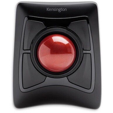 Kensington Expert Mouse&amp;reg; Wireless Trackball - DiamondEye - Wireless - Bluetooth/Radio Frequency - Black - 1 Pack - USB - Scroll Ring - 4 Button(s) - Symmetrical