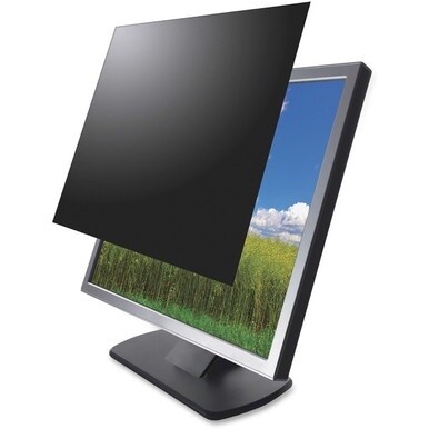 Kantek Widescreen Privacy Filter Black - For 27&quot; Widescreen LCD Monitor, Notebook - Anti-glare - 1 Pack