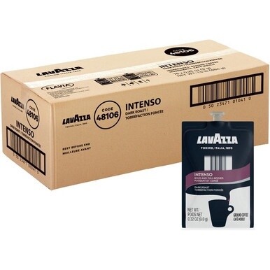 Lavazza Freshpack Intenso Coffee - Compatible with Flavia Aroma, Flavia Barista, FLAVIA Creation 600, Flavia Creation 500, Flavia Creation 200, Flavia Creation 150, Flavia Creation 300 - Dark - 0.3 oz