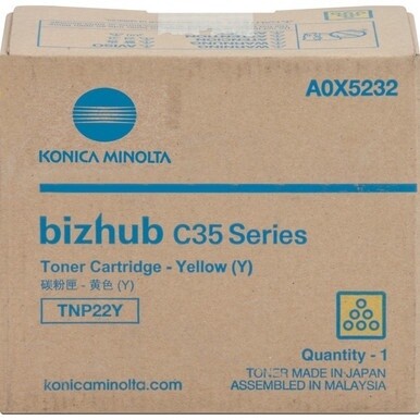 Konica Minolta Original Toner Cartridge - Laser - 4600 Pages - Yellow - 1 Each