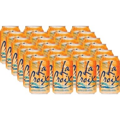 LaCroix Flavored Sparkling Water - Orange Flavor - 12 fl oz (355 mL) - 24 / Carton