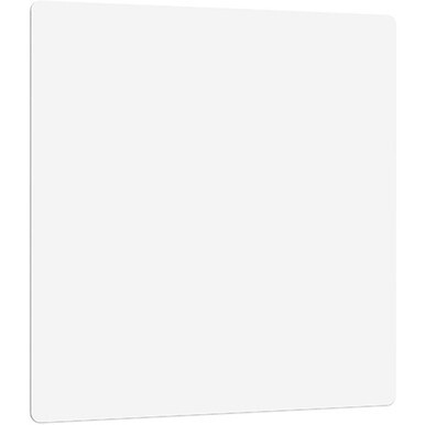 Lorell DIY Frameless Magnetic Glass Board - 36" (3 ft) Width x 36" (3 ft) Height - White Glass Surface - Aluminum Frame - Rectangle - Magnetic - 1 Each