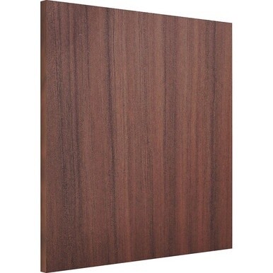 Lorell Essentials Espresso Wall Hutch Wood Door - 0.1&quot; Edge, 17&quot; x 1&quot;16&quot; , 0.7&quot; - Finish: Espresso