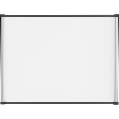 Lorell Magnetic Dry-erase Board - 48&quot; (4 ft) Width x 36&quot; (3 ft) Height - Aluminum Steel Frame - Rectangle - Magnetic - Marker Tray - 1 Each