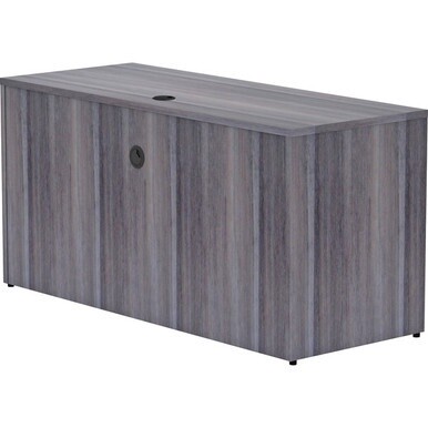 Lorell Essentials Laminate Credenza Shell - 60&quot; x 24&quot;29.5&quot; , 1&quot; Top