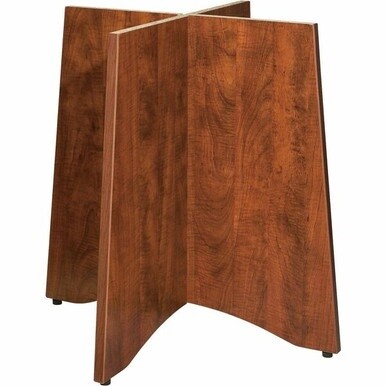 Lorell Essentials Table Base - 24&quot; x 48&quot; x 29&quot; - Finish: Cherry, Laminate